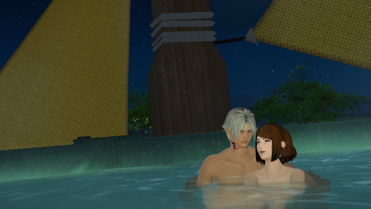 gazeatnight's tweet photo. Decembhyur Day 14 : Water
Hot bath session while Lyra accidentally reads Thancred's mind and find an embarassing memory of him. He admits in defeat. π
(A repost of previous gposes I made back then)
#decembhyur2023 #midlander #lyracred https://t.co/vfOK29cmu1