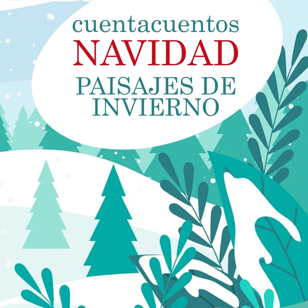 Cuentacuentos de Navidad “Paisajes de invierno”
Viernes 22 de diciembre
A las 17.30 h. a cargo de Pilita Toy en el Centro Cívico (sala 1). Edad recomendada a partir de 4 años. Entrada libre hasta completar aforo.