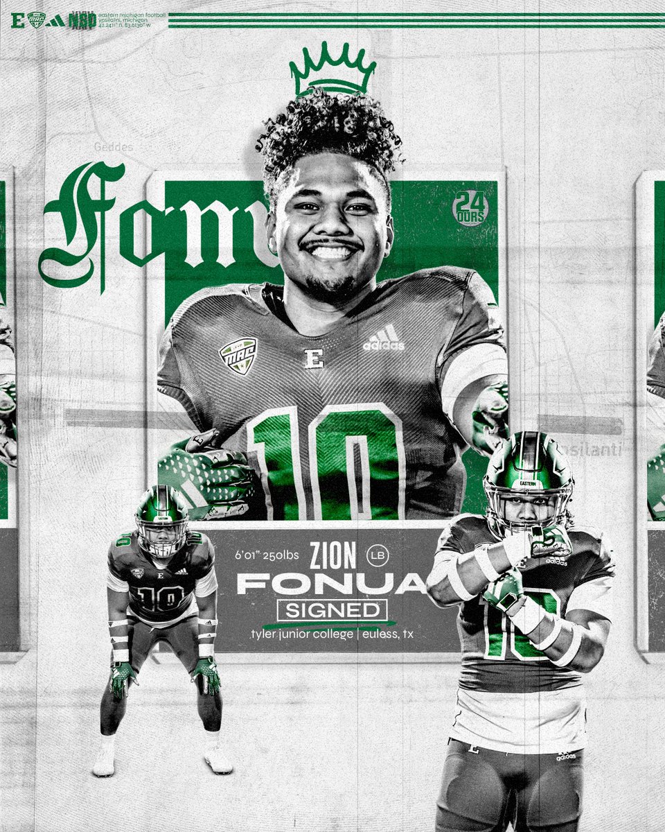 This Eagle is making the migration all the way from Texas!

Welcome Zion Fonua!

#ETOUGH ⛓️ #24OURS