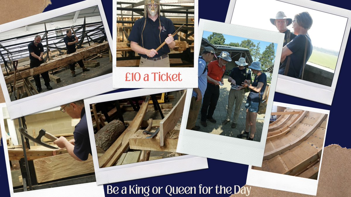 What better Christmas present than winning the opportunity to spend a full day immersed in the building of the #suttonhooship  £10 could win you this £5000 prize crowdfunder.co.uk/p/king-or-quee… #woodworking #history #archeaology  #choosewoodbridge #prizewinner #axe #oak #shipbuilding