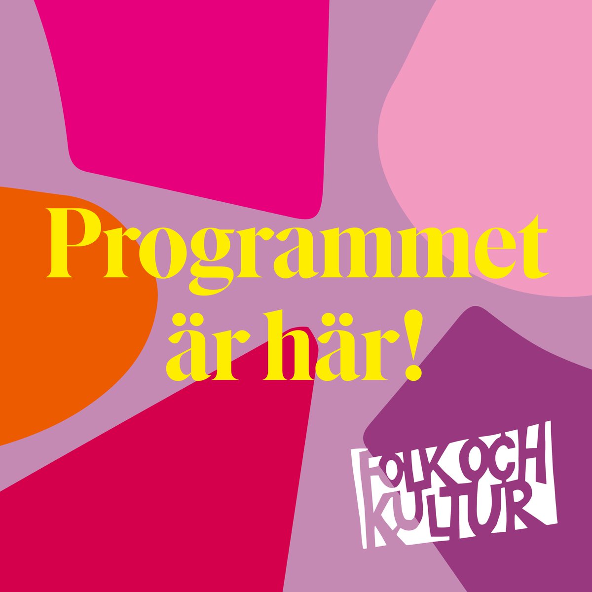 Programmet för @FolkochKultur 2024 är här! Ta del av spännande seminarier och kulturarrangemang👇 folkochkultur.se/program/onsdag För sjunde året i rad arrangeras Sveriges största kulturpolitiska konvent i Munktellstaden, #Eskilstuna, 7-10 februari. Vi ses! @DestEskilstuna @Eskilstuna