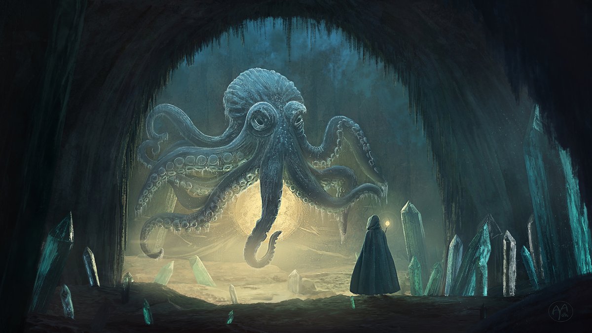 Ayaneth_'s tweet photo. universe of cthulhu
---------------------------
#digitalpainting #illustrationart #art #conceptart https://t.co/BpqaiYbX04
