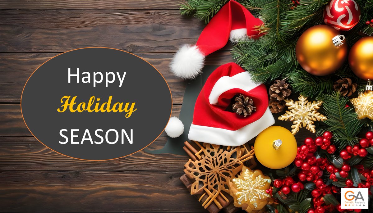 [#seasonsgreetings] Season’s Greetings and Happy New Year from <a href="/GeneticAnalysis/">Genetic Analysis AS</a> 
Thank all our customers, distributors, and research collaborators for their support. 2024 promises to be full of exciting projects and updates that we can't wait to share with you. Stay tuned!