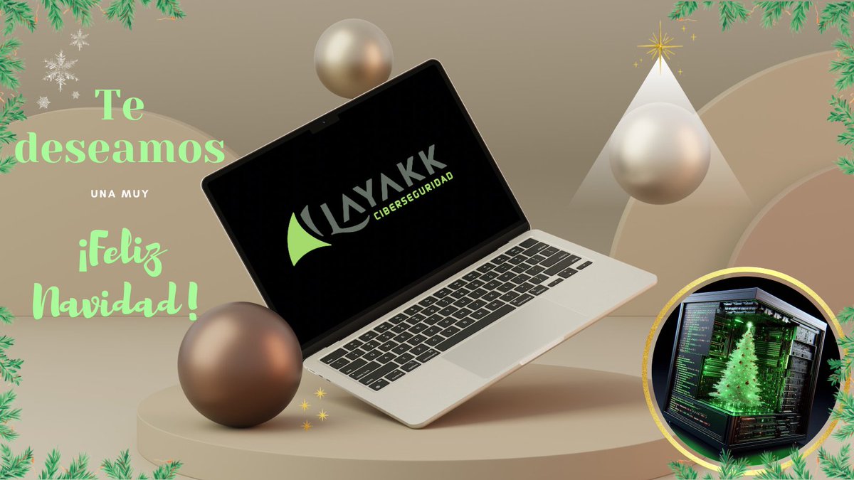 El equipo de #layakk os desea unas muy felices fiestas Navideñas y un 2024 cargado de buenos momentos.
