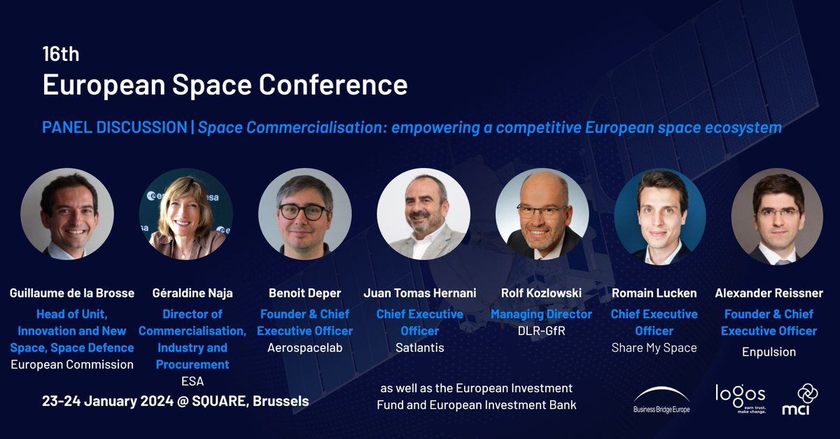 #EuropeanSpaceConference: next month, Alexander Reissner will join a discussion together with distinguished panelists from industry and European institutions on the important topics of industry competitiveness and space commercialization. 🚀