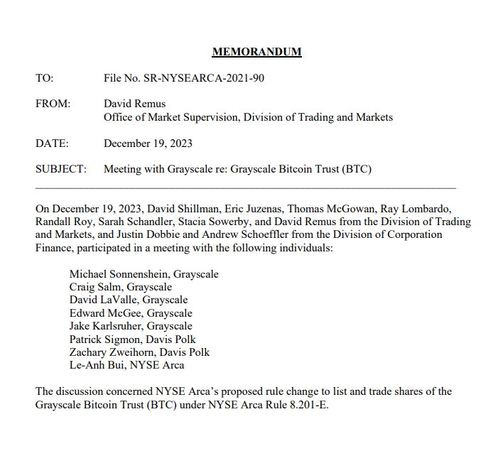 btcNLNico's tweet image. Grayscale had a meeting with the SEC at Dec 19 about their conversion of GBTC to a #bitcoin #etf sec.gov/comments/sr-ny…