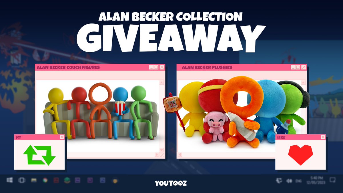 like, RT and follow @youtooz to win these little guys. the winners are announced on the drop day, dec 23rd!