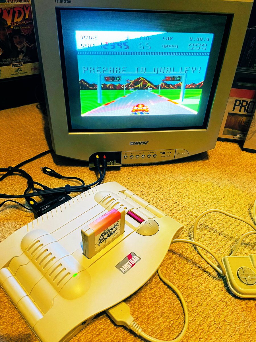 Experience the disappointment experienced by some on Xmas Day 1990 by opening and playing an Amstrad GX4000  #retrogaming