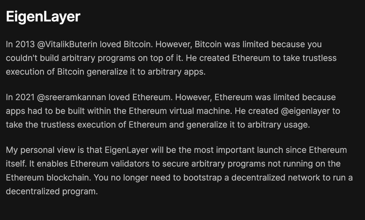 lay2000lbs's tweet image. My mental model for @eigenlayer