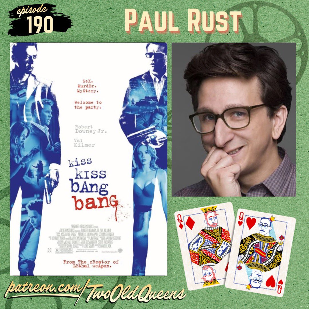 New!

We’re doin’ a little KISS KISS BANG BANG with the delightful <a href="/paulrust/">Paul Rust</a> (<a href="/gourleyandrust/">WithGourleyAndRust</a>)!

Is it a firecracker of a smooch or more of a bust on the gay scale?

We will do the math!

PLUS: We pulp dip (you’ll see)!

Listen at Patreon.com/twooldqueens.