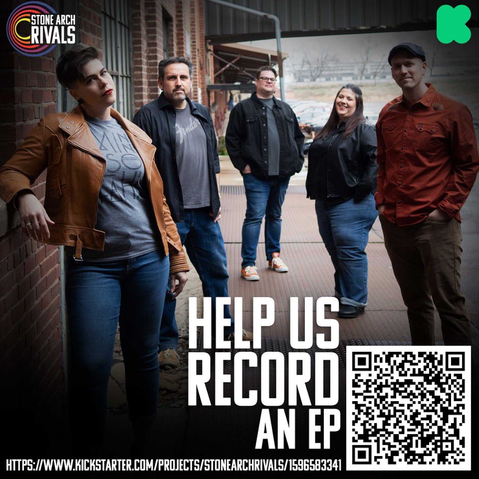SUPER EXCITED! We just launched a kickstarter to help fund recording of our first EP. Please consider backing and sharing. First day backers will help build momentum for the project. Thank you for considering. kickstarter.com/projects/stone…