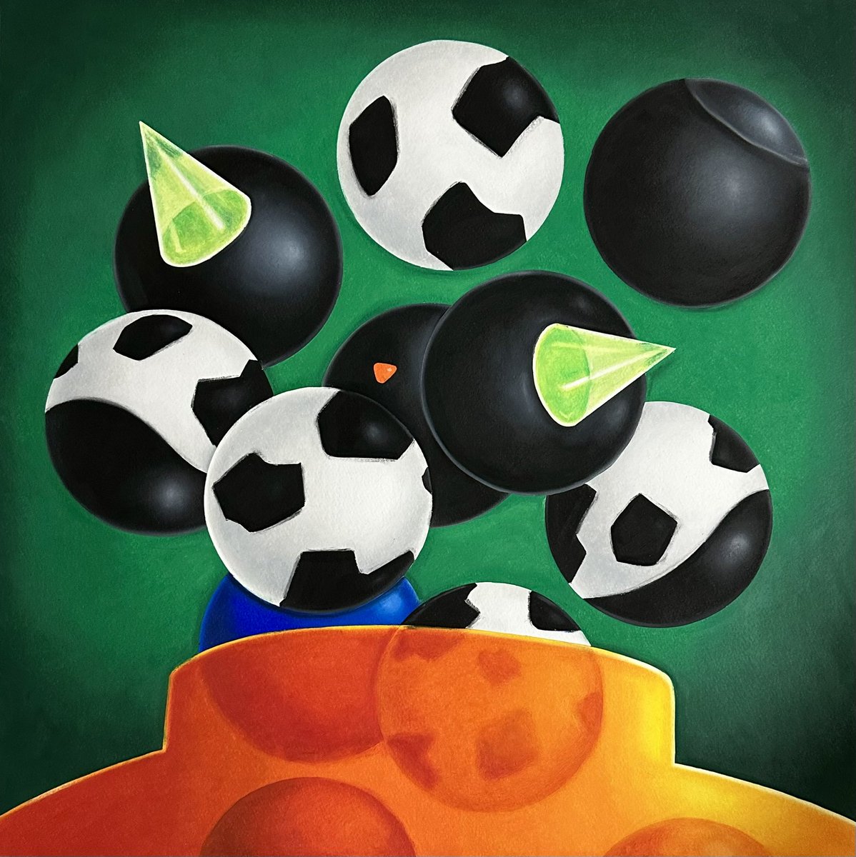 「球状分裂 」|杉野ギーノスのイラスト