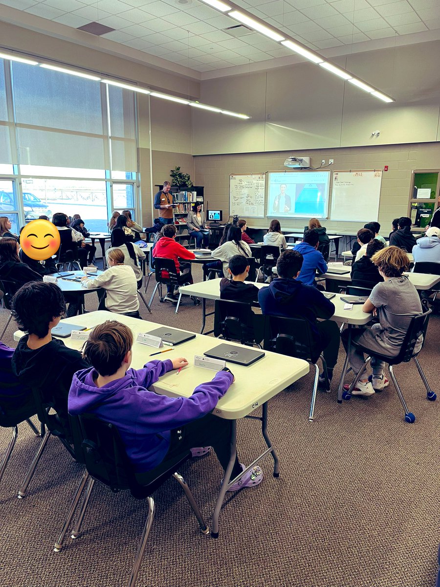 Thank you to <a href="/TimmyPow/">Tim Pow</a> and the TD Team for coming to work with our <a href="/cedarhollowps/">Cedar Hollow</a> grade 8s on the Junior Achievement Economics for Success Program. Budgeting 💵 Interview Skills 🤝 Very engaging! 👏