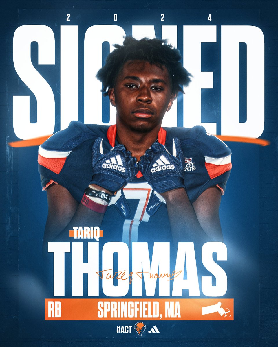 Signed! 🖊️ Introducing RB @riqThomas7! 📏 5'11' | 185 lbs. 🎓 Springfield Central #ACT | #NSD24