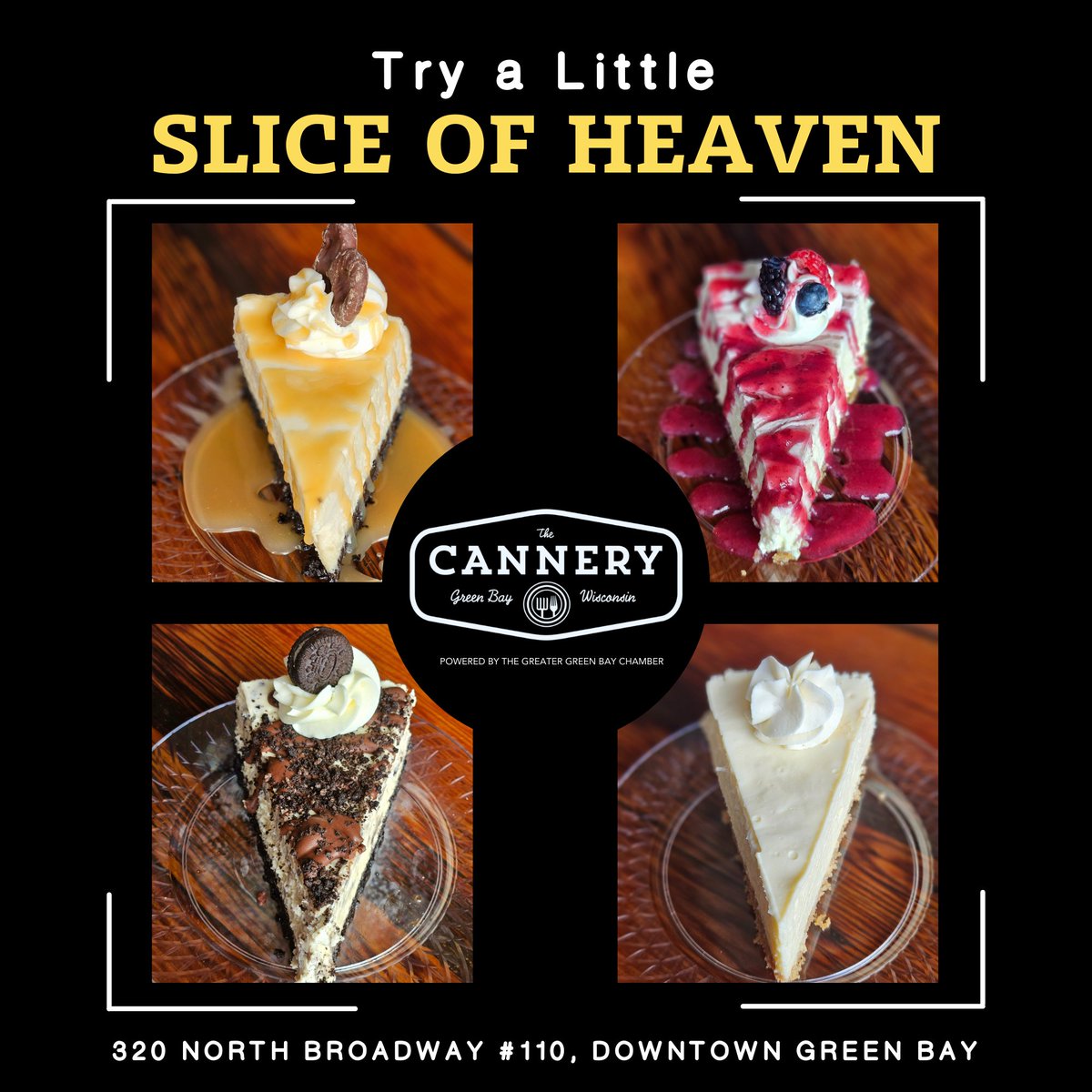Who says you need to be standing at the pearly gates to have a heavenly experience? You can find a slice of paradise right here on Earth at FiveThumbsUp in The Cannery!

Make life a little sweeter with every bite!

Visit thecannerygb.com for menus and more! 

#greenbay