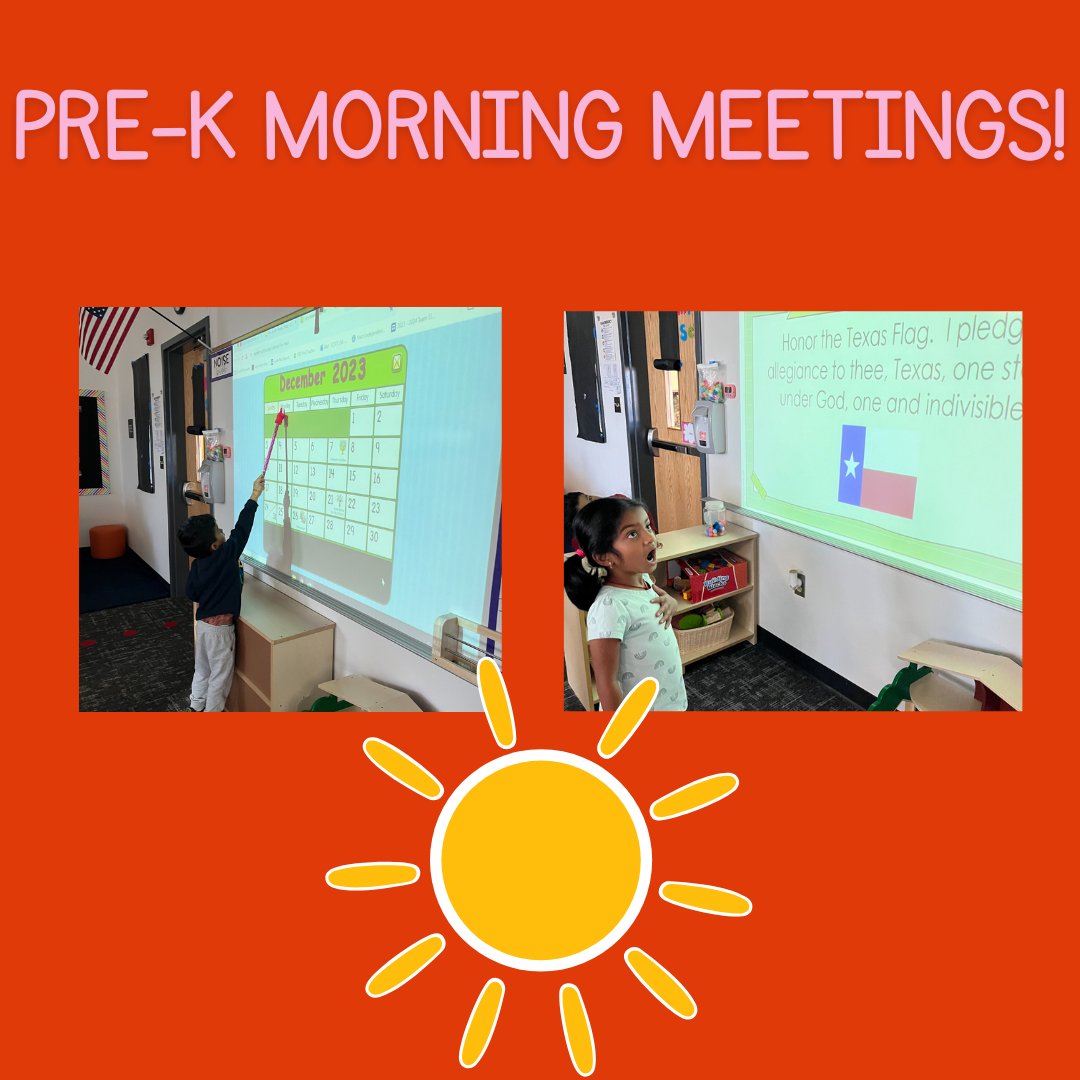 Pre-K is interactive during our Morning Meetings! #elliottachievers #fisdelevates