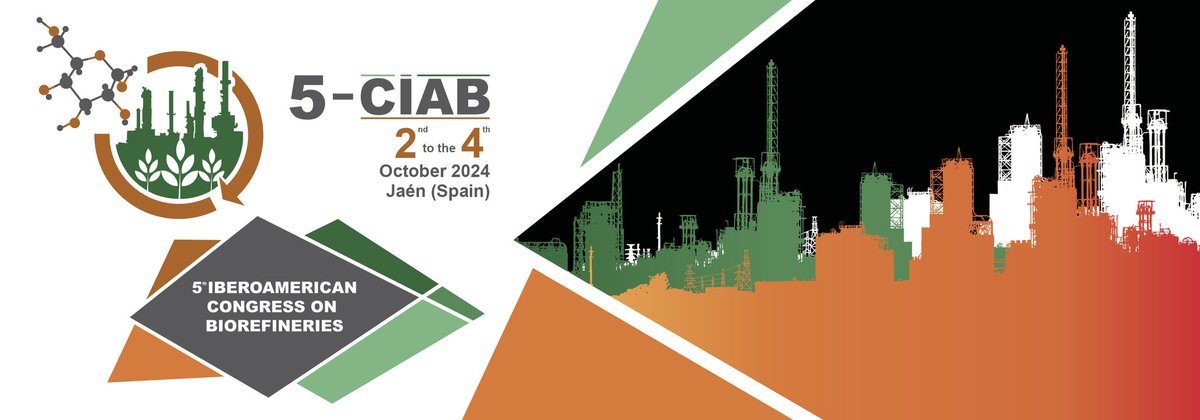 El grupo de investigación <a href="/tep233/">Ingeniería Química y Ambiental TEP233</a> de la <a href="/ujaen/">Universidad de Jaén</a> organizará en octubre de 2024 el 5º CIAB Congreso Iberoamericano sobre Biorrefinerías (Iberoamerican Congress on Biorefineries).
Reserve la fecha, del 2 al 4 de octubre de 2024.
Para más información, click en 5ciab.es