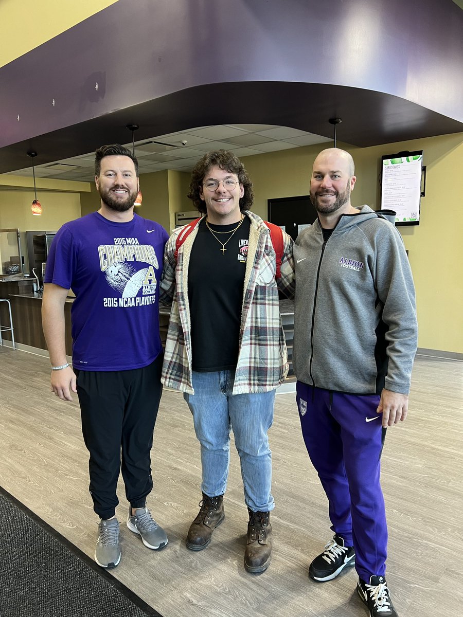 Vinny Bogovican (@vbogovican) on Twitter photo Big thank you to <a href="/CoachWasil4/">Stephen Wasil</a> and the staff <a href="/AlbionFootball/">Albion Football</a> for having me out this morning and for the amazing campus tour! Big thank you to <a href="/CoachWasil4/">Stephen Wasil</a> and the staff <a href="/AlbionFootball/">Albion Football</a> for having me out this morning and for the amazing campus tour!