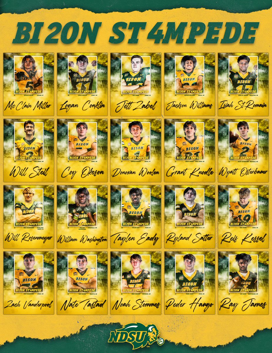 Bison Nation, please welcome our 2024 NSD class! #BI2ONST4MPEDE #NSD24 🦬