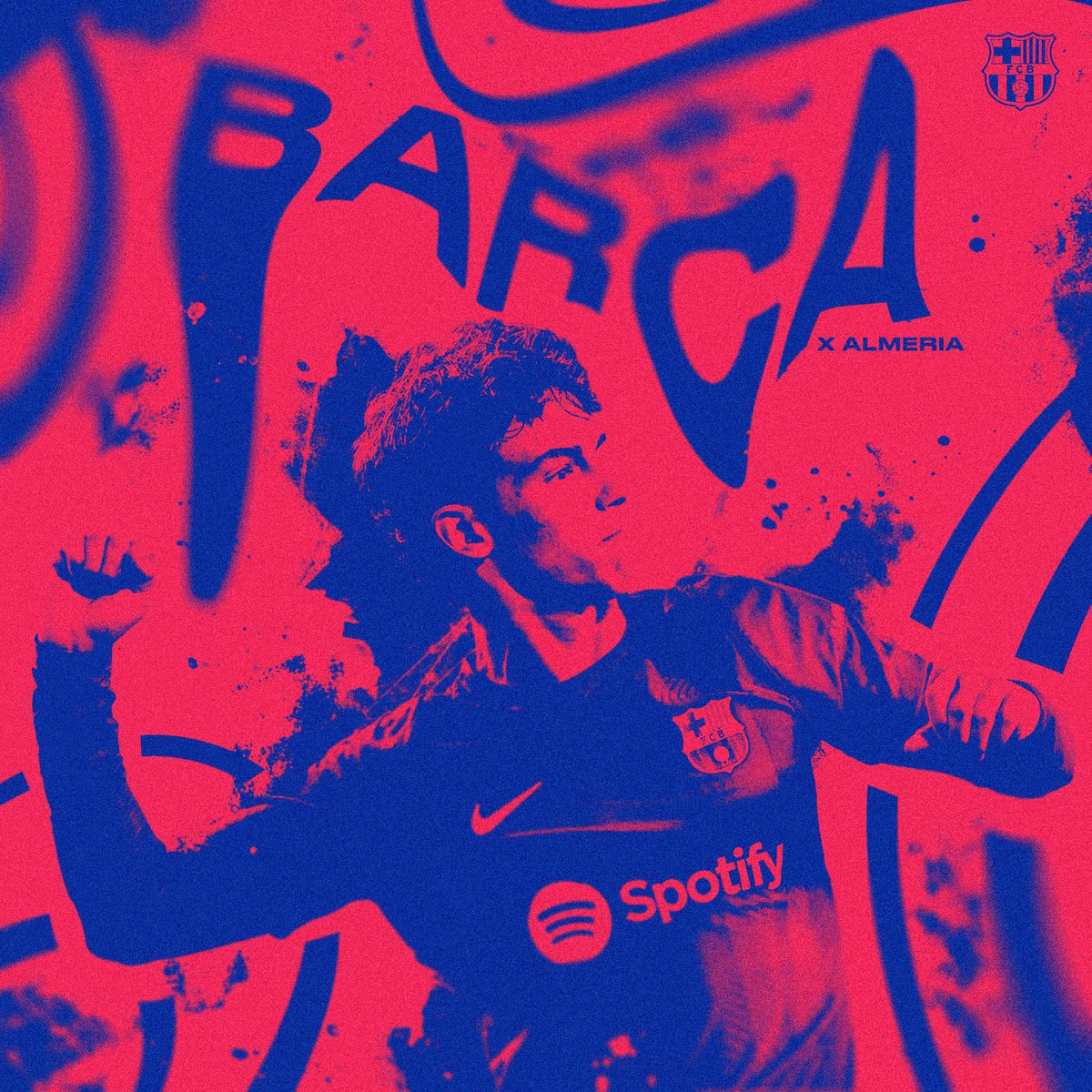 Day 20 of creating a matchday poster every day of December! Barca x Almeria