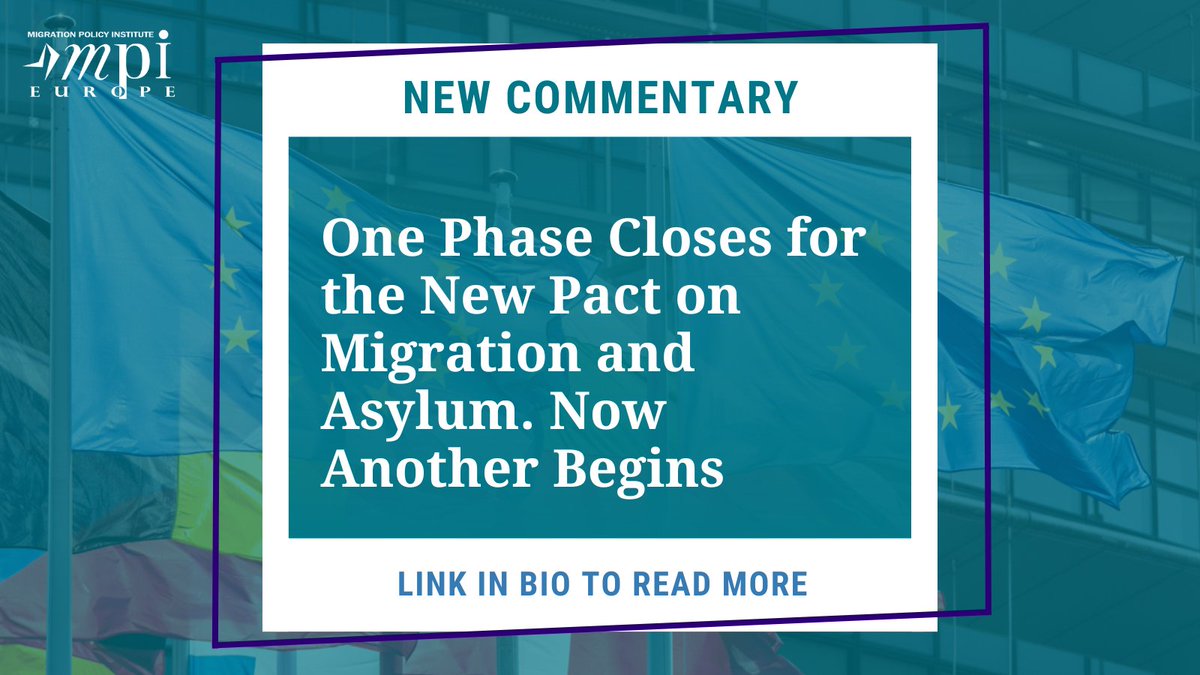 MigrationPolicy Inst (@migrationpolicy) on Twitter photo 🌐 The New Pact on Migration & Asylum has been agreed by 🇪🇺 EU Member States & the European Parliament after years of negotiation
<a href="/HanneBeirens/">Hanne Beirens</a> & <a href="/CamilleLeCoz/">Camille Le Coz</a> assess the #NewPact’s potential & possible pitfalls in a new <a href="/MPI_Europe/">MPI Europe</a> commentary ↓
migrationpolicy.org/news/new-pact-… 🌐 The New Pact on Migration & Asylum has been agreed by 🇪🇺 EU Member States & the European Parliament after years of negotiation
<a href="/HanneBeirens/">Hanne Beirens</a> & <a href="/CamilleLeCoz/">Camille Le Coz</a> assess the #NewPact’s potential & possible pitfalls in a new <a href="/MPI_Europe/">MPI Europe</a> commentary ↓
migrationpolicy.org/news/new-pact-…