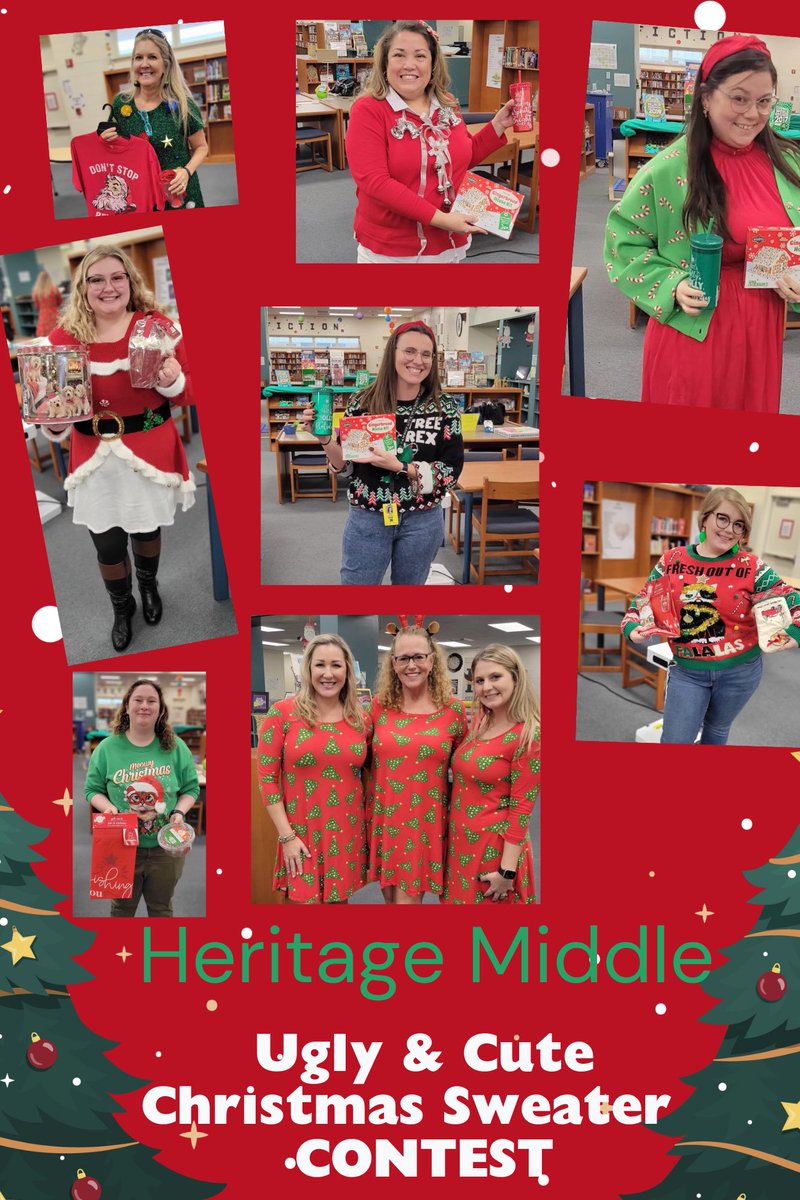 Heritage Middle School- Deltona (@hmseaglesfl) on Twitter photo Parent/Family Engagement event: Ugly Sweater and Cute Christmas Outfit amongst Heritage Middle Schoolās Teacher & Staff. ā¦@NickFidanceā© ā¦<a href="/DenielleDutil/">Denielle Dutil</a>ā© ā¦<a href="/bronson_adrian/">Adrian Bronson</a>ā© <a href="/maestra_ms/">Dr. Crim</a> @nicoleL79373277 Parent/Family Engagement event: Ugly Sweater and Cute Christmas Outfit amongst Heritage Middle Schoolās Teacher & Staff. ā¦@NickFidanceā© ā¦<a href="/DenielleDutil/">Denielle Dutil</a>ā© ā¦<a href="/bronson_adrian/">Adrian Bronson</a>ā© <a href="/maestra_ms/">Dr. Crim</a> @nicoleL79373277
