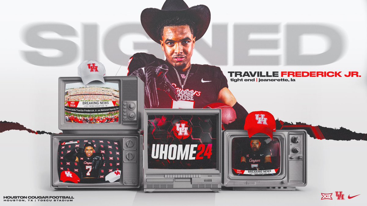 Talented pass catcher from Jeanerette😤

<a href="/TravilleJr/">Traville Frederick Jr.</a> 

#GoCoogs | #UHome24