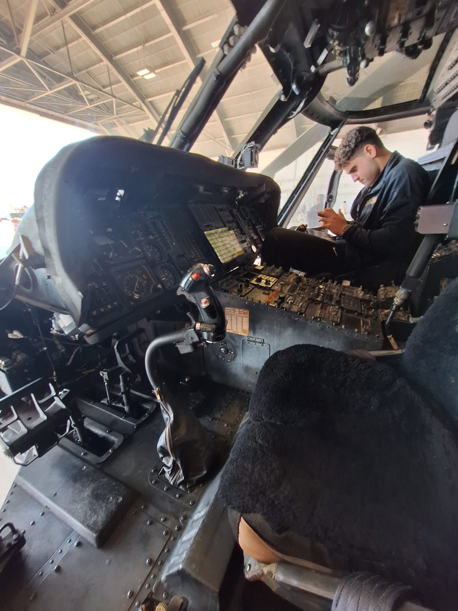 When the bus 🚌 broke down, <a href="/dylanrizk11/">DYLAN RIZK</a> said "get in da choppa". 🚁 Grateful to <a href="/MacDill/">MacDill AFB</a>  AFB for hosting our #ucf today! Your hospitality was invaluable. Huge thanks to all who serve in the military for your dedication and sacrifice. #Gratitude #MilitaryAppreciation #chargeon