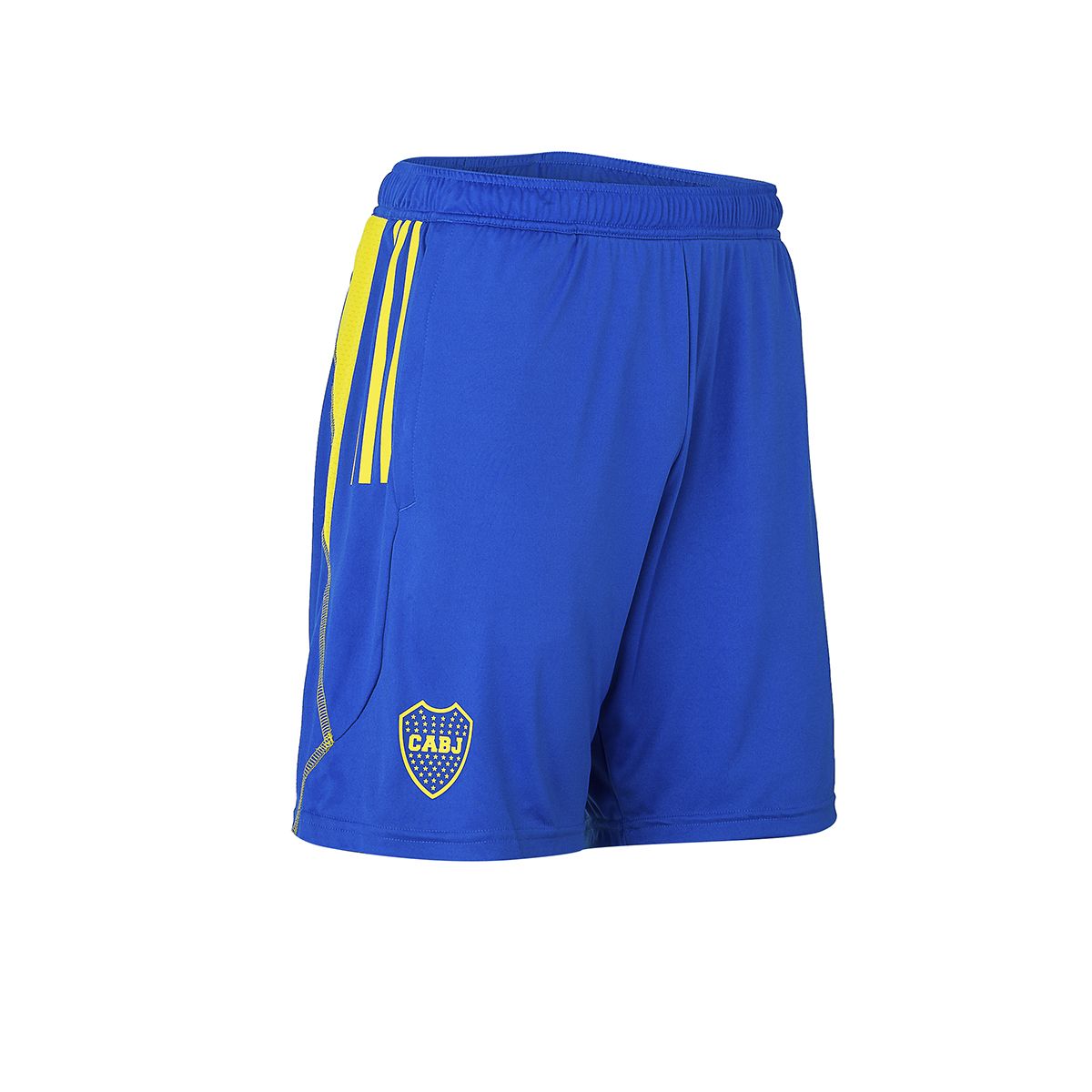 Short entrenamiento Boca 2024 azul visto de frente.