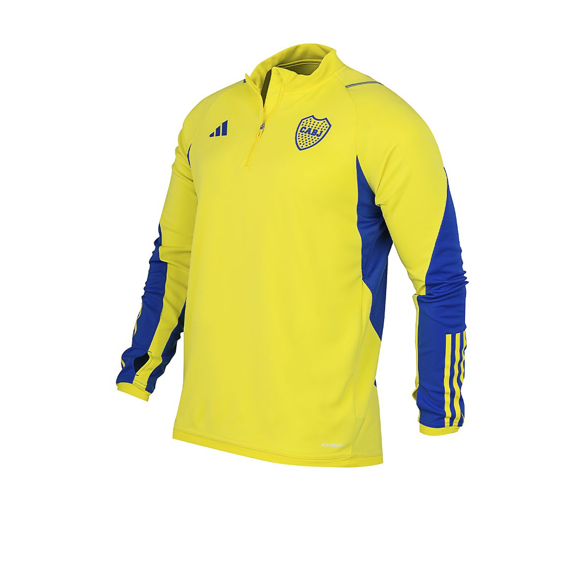 Buzo con cierre Boca 2024 amarillo.