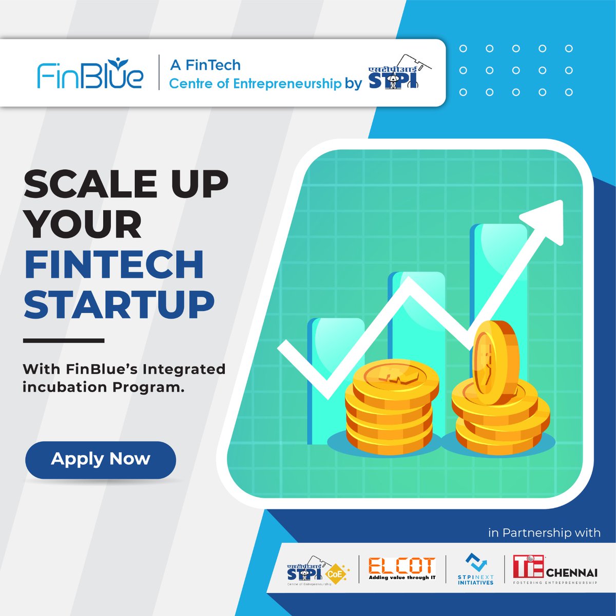 The FinTech world is booming and now is the right time for you to step up your game. Pitchfest' 2023, an initiative of FinBlue, opens a window of opportunities for all FinTech startup owners to work on their ideas and bring them to reality. From expert guidance to fundraising,