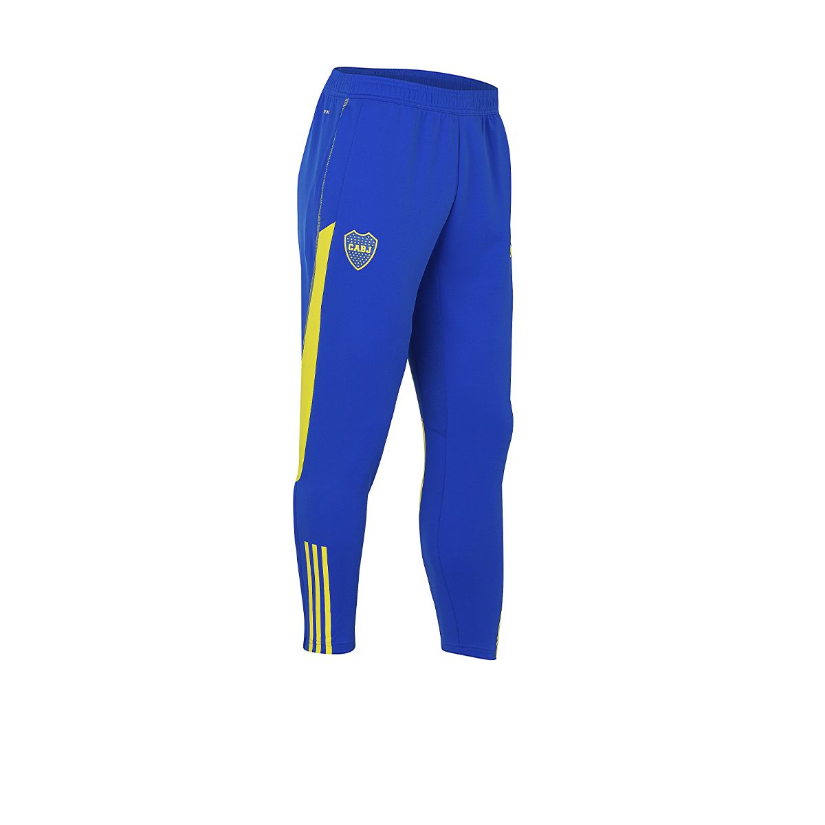 Pantalón entrenamiento Boca 2024 azul visto de frente.