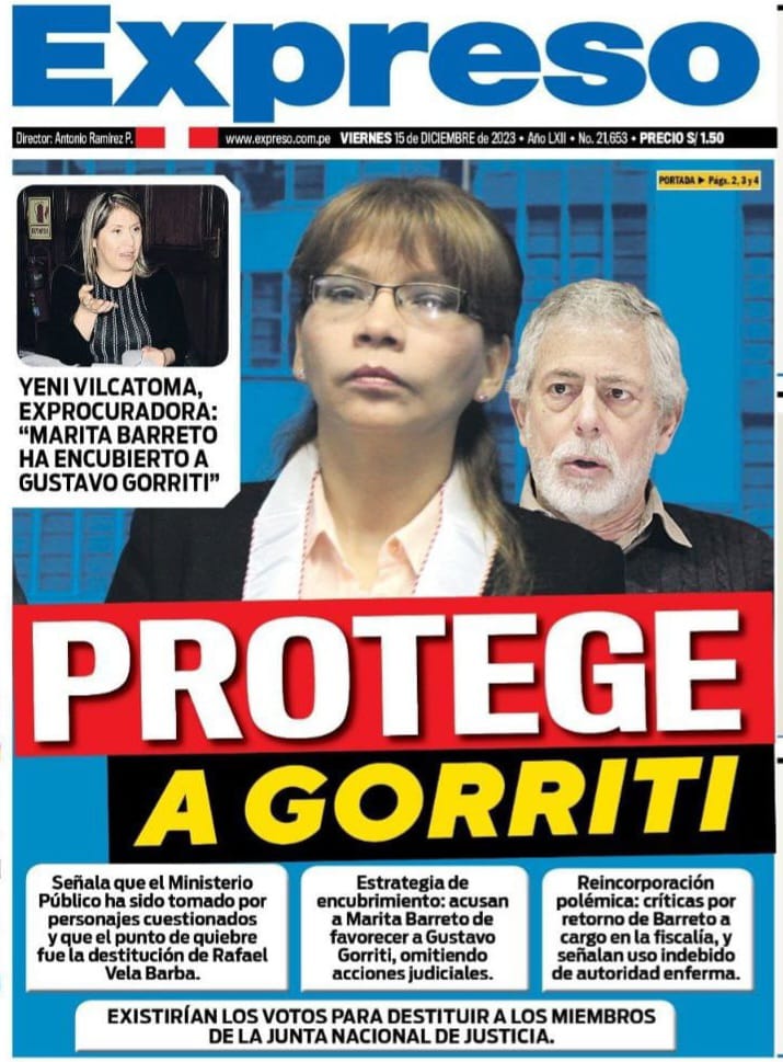 OlaecheaHumbert's tweet photo. @ExpresoPeru @tanquedecasma La venganza d la mafia odebrecht
La banda ONG-IDL-JNJ d gonorriti con sus sicarios d la policía política y los cuellos rojos del lawfare
Son los cómplices d corruptos en el poder,sirvientes d los q buscan impunidad
La moledora al ataque,con mermemedios y esbirrios como #Colchao https://t.co/1FMosH3yNy