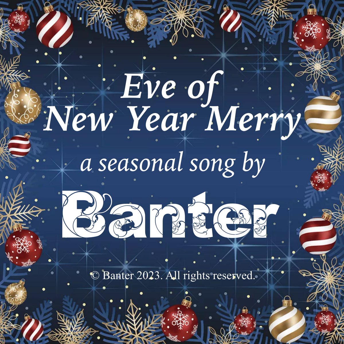 Season's Greetings everyone! A little Christmas present from @BanterFolk - head over to @Bandcamp to get our new single 'Eve Of New Year Merry' - the first 200 are free!! 🧑‍🎄🎄🎄🍾❤️ banter3.bandcamp.com/track/eve-of-n…