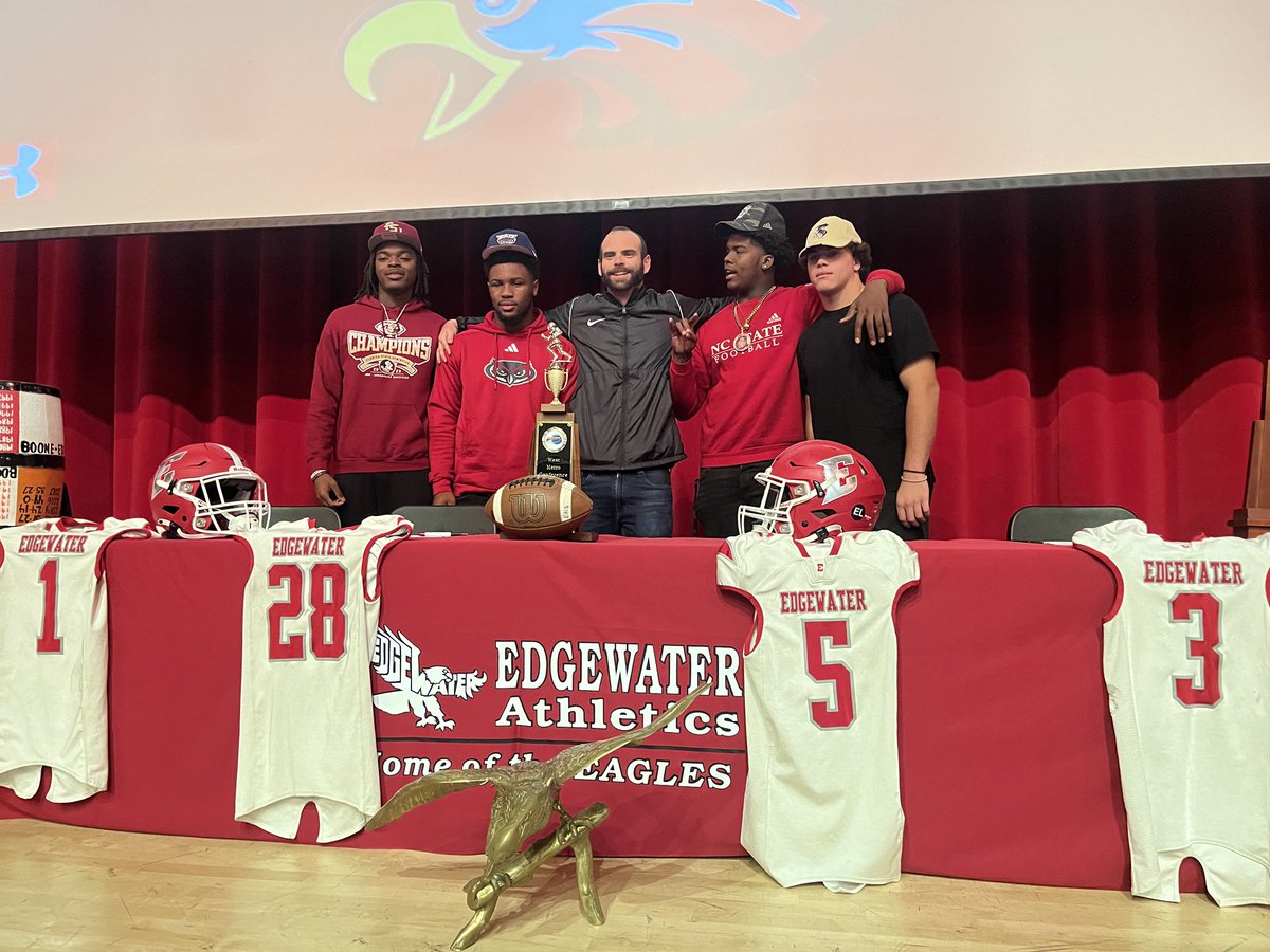 Adam Chappell (@coachachappell) on Twitter photo Early Signing Day! Go Eagles and Go Noles, Owls, Wolfpack and Bucs!
<a href="/bates_cai/">Cai Bates</a> <a href="/k28sd/">Kaden Shields-Dutton</a> <a href="/__Thegreat5/">Josh Alexander-Felton🐐🪐</a> <a href="/MylanBowen/">Mylan</a> <a href="/EdgewaterFB/">Edgewater Football</a> <a href="/FSUFootball/">FSU Football</a> <a href="/FAUFootball/">Florida Atlantic Football</a> <a href="/NStatefootball/">NCStatefootball</a> @CSUFB Early Signing Day! Go Eagles and Go Noles, Owls, Wolfpack and Bucs!
<a href="/bates_cai/">Cai Bates</a> <a href="/k28sd/">Kaden Shields-Dutton</a> <a href="/__Thegreat5/">Josh Alexander-Felton🐐🪐</a> <a href="/MylanBowen/">Mylan</a> <a href="/EdgewaterFB/">Edgewater Football</a> <a href="/FSUFootball/">FSU Football</a> <a href="/FAUFootball/">Florida Atlantic Football</a> <a href="/NStatefootball/">NCStatefootball</a> @CSUFB