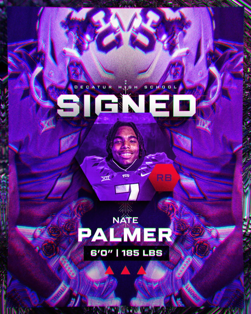 SPEED, BABY 💥 Can't wait to see you in PURPLE - Welcome Home, @NatePalmer2024 ‼️🐸 #HitTheHorn24