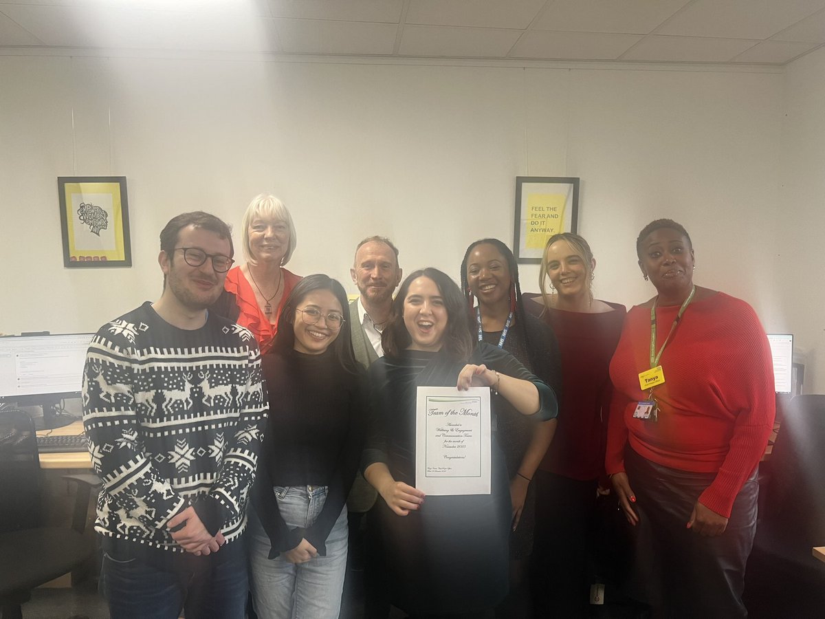 This month’s Team of the Month award goes to the Wellbeing and Engagement team & the Communications Team. Congratulations to all involved. Well done! @NHS_ELFT @ELFT_Engagement