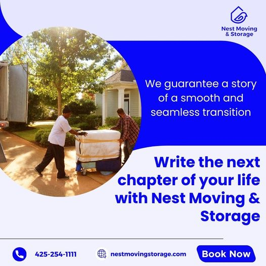 Write the next chapter of your life with Nest Moving & Storage. We guarantee a story of a smooth and seamless transition. #YourNextChapter