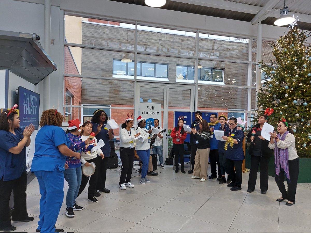 Come and listen to our international nurses carol concert <a href="/WestMidHospital/">West Middlesex University Hospital</a> atrium 🎄