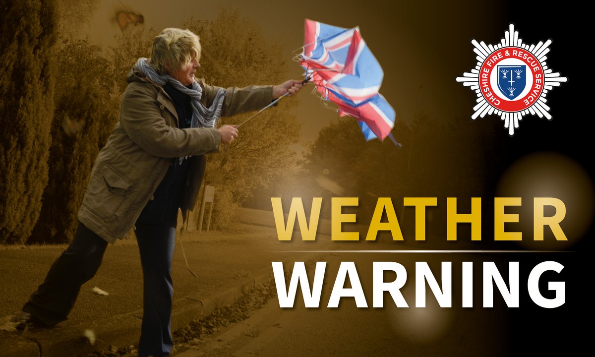 ⚠️ 𝐖𝐞𝐚𝐭𝐡𝐞𝐫 𝐰𝐚𝐫𝐧𝐢𝐧𝐠 ⚠️ The Met Office has issued a yellow warning of wind for Cheshire from midnight until 9pm. #StormPia Please take extra care if you are out and about. Safety advice 👉 orlo.uk/mBHLi