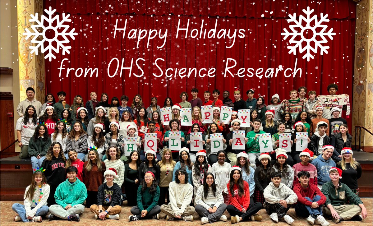 ohsscienceresearch (@ohs_scire) on Twitter photo Season's Greetings from the Ossining High School Science Research Program! We wanted to wish you all a wonderful holiday season and express our gratitude to our mentors, families, teachers, and school staff for all their continued support! #OPride <a href="/OssiningA/">Ossining Teachers Association</a> <a href="/OHSPrin_Langley/">LaToya Langley</a> Season's Greetings from the Ossining High School Science Research Program! We wanted to wish you all a wonderful holiday season and express our gratitude to our mentors, families, teachers, and school staff for all their continued support! #OPride <a href="/OssiningA/">Ossining Teachers Association</a> <a href="/OHSPrin_Langley/">LaToya Langley</a>
