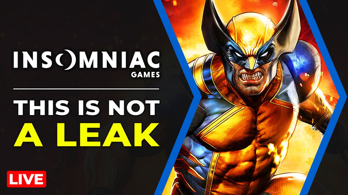 Insomniac Leaks - This Is Not a Leak

LIVE 🔴 youtube.com/live/_KHn33nqe…

#InsomniacGames #insomniacleaks #Insomniac