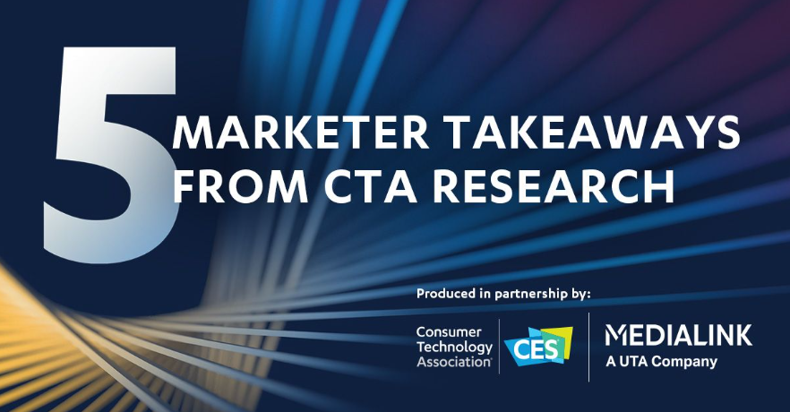Attention, all marketing and media leaders: Explore the latest breakthroughs in #AI and more at @CES 2024. CTA and @MediaLink have compiled findings from CTA’s exclusive research packed with intel that will dominate C Space. Get insider intel now: bit.ly/3NDMj8z