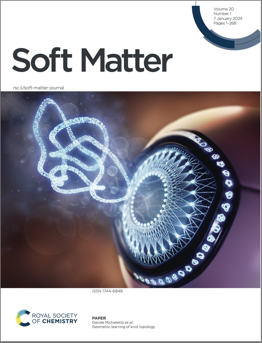 😍So chuffed that our paper made the cover of @softmatter!  Huge thanks to @BradKrajina for the awesome illustration! 👀🪢
Read more here 
doi.org/10.1039/D3SM01…