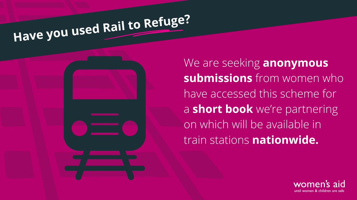 Have you used our Rail to Refuge scheme to access refuge by train? If so, we would love to hear from you. We are gathering anonymous testimonials about how these train journeys help survivors reach safety: forms.office.com/pages/response…