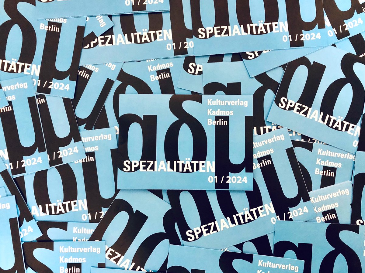 Juhu, unsere neue #Verlagsvorschau für das nächste Frühjahr ist da! 
Hier als PDF: kulturverlag-kadmos.de/verlag/downloa…
Und hier im VLB-TIX-Format: vlbtix.de/app/presentati…