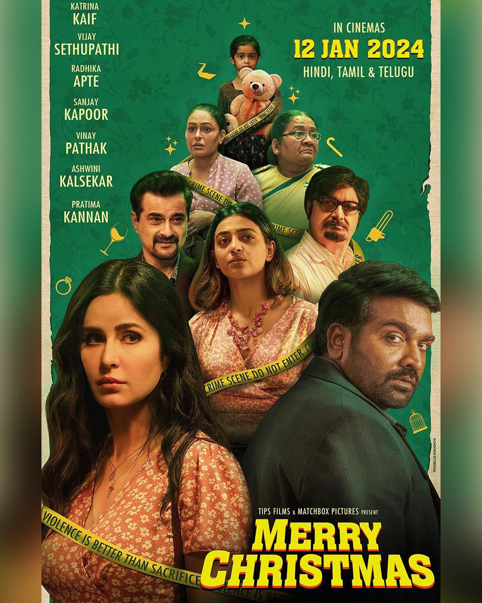 Notice karo. Christmas tree dikhega 🎄 Isi ko kehte hain creativity ❤️
.
#OCDTimes #MerryChristmas #VijaySethupathi #KatrinaKaif #SriramRaghavan #SanjayKapoor #VinayPathak #RadhikaApte #AshwiniKalsekar #PratimaKannan