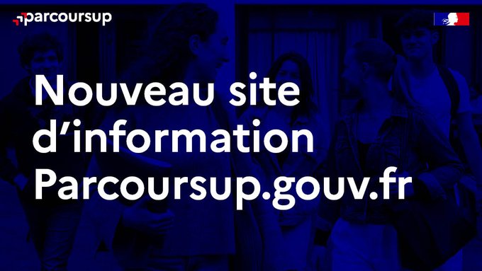 ✅ Le nouveau site #Parcoursup est ouvert !

Découvrez dès maintenant toutes les formations disponibles grâce aux nouvelles fonctionnalités du moteur de recherche !

➝ Rendez-vous sur parcoursup.gouv.fr