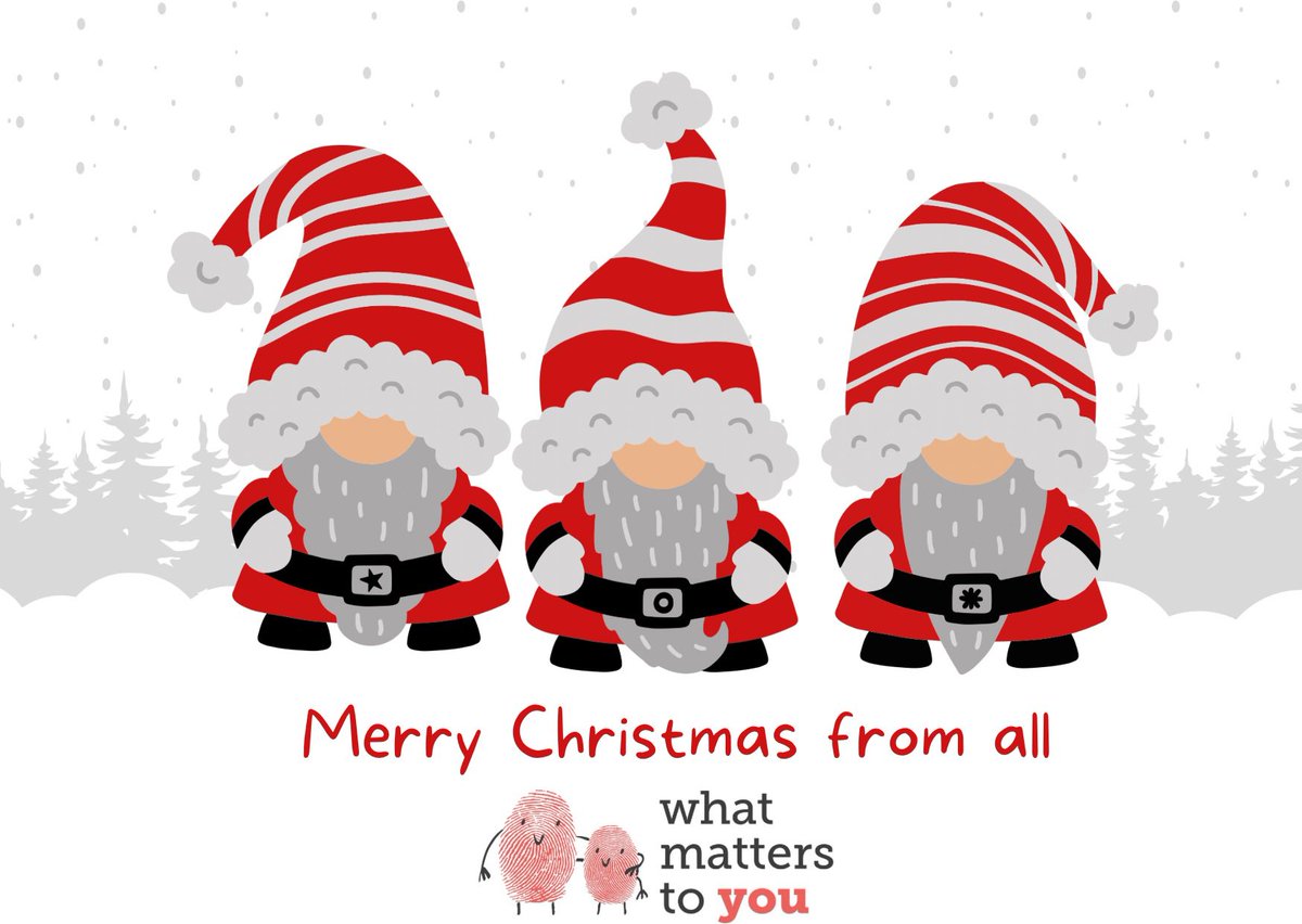 We wish everyone a very Merry Christmas and best wishes for the new year. A reminder for us all to take time for you during this busy time. #WM2U