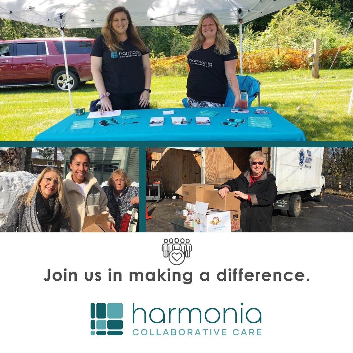 Harmonia Collaborative Care is a non-profit that helps individuals to live healthy, fulfilling lives through home, senior, and behavioral health services. Donate today using the link harmonia-care.org/web/donate.